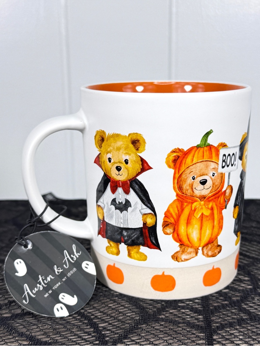 NEW Austin & Ash Bears in Costumes Halloween Mug